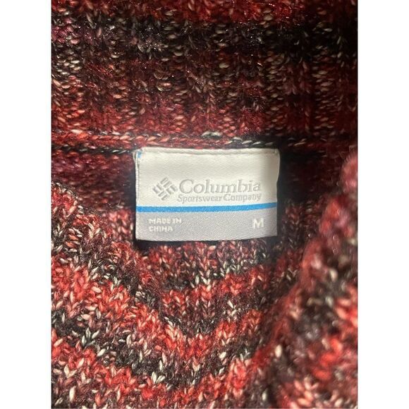 Columbia Knit Cozy Turtleneck Multicolored Sweater Women’s Size Medium - Picture 3 of 7
